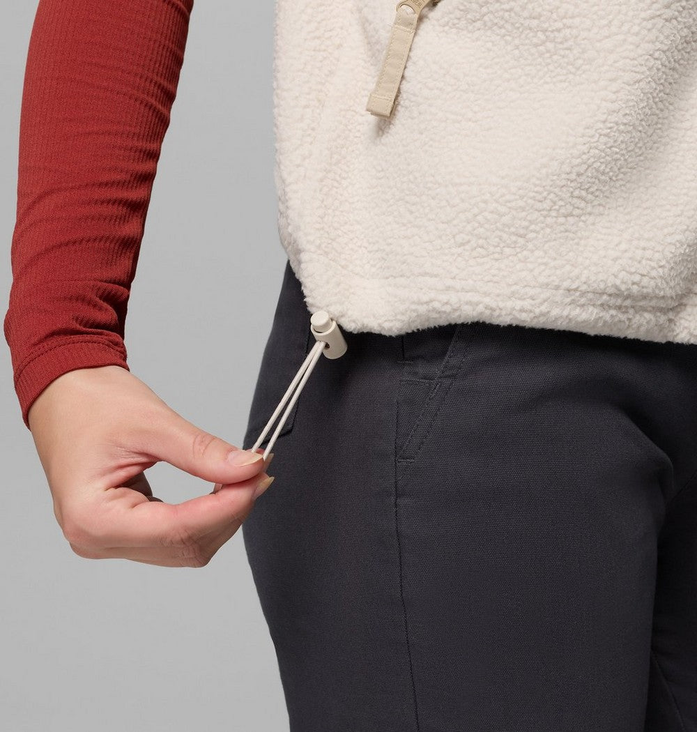 Women's Sherpa Fleece Vest - Black