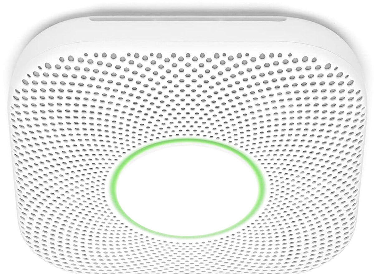 Nest Protect Battery Operated Smoke And Carbon Monoxide Detector - White