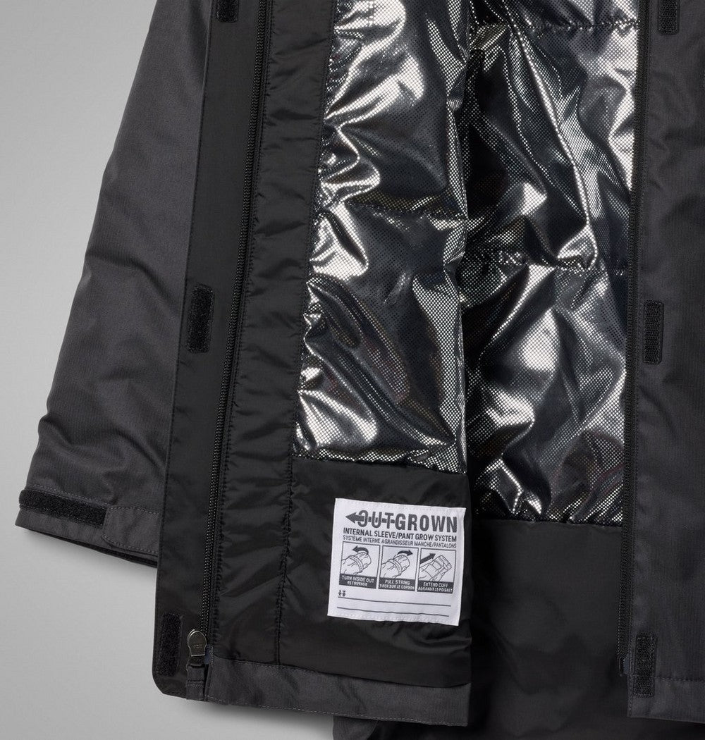 Girls' Long Insulated Parka - White
