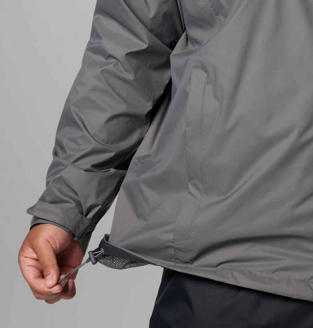Men's Big Seam-Sealed Rain Jacket - Blue