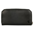 Women's Full-Grain Leather Clutch Wallet - Brown