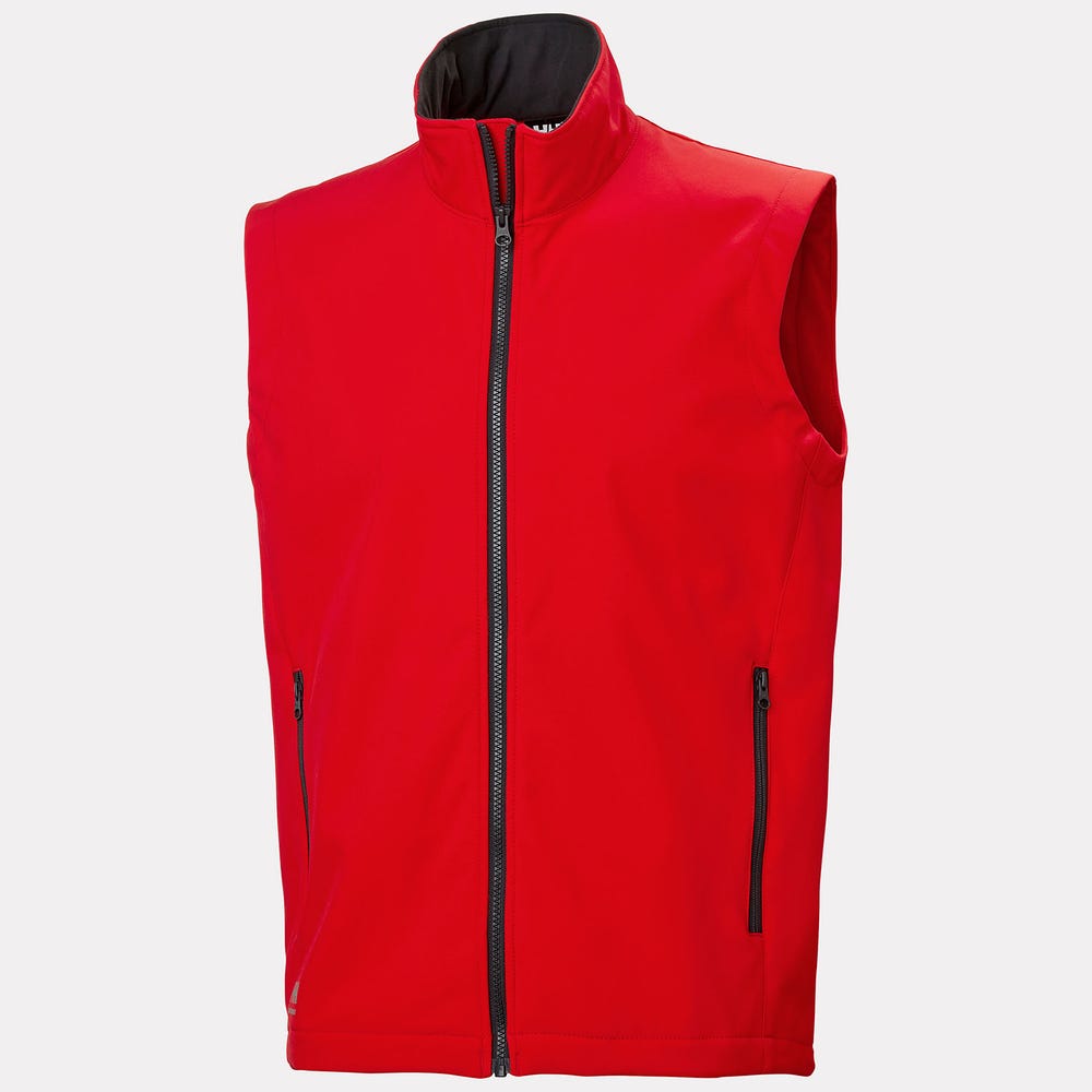Men's Water-Resistant Softshell Work Vest
