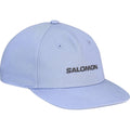 Unisex Cotton Flat Brim Cap - White