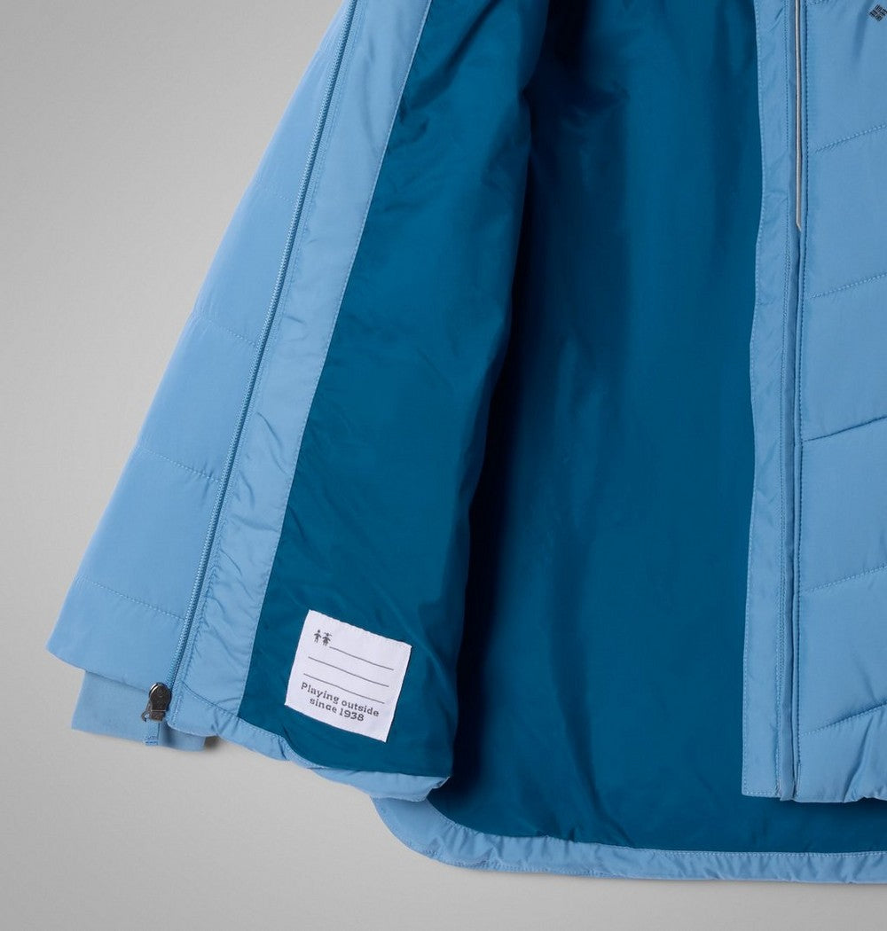 Girls' Insulated Hooded Jacket - Wine