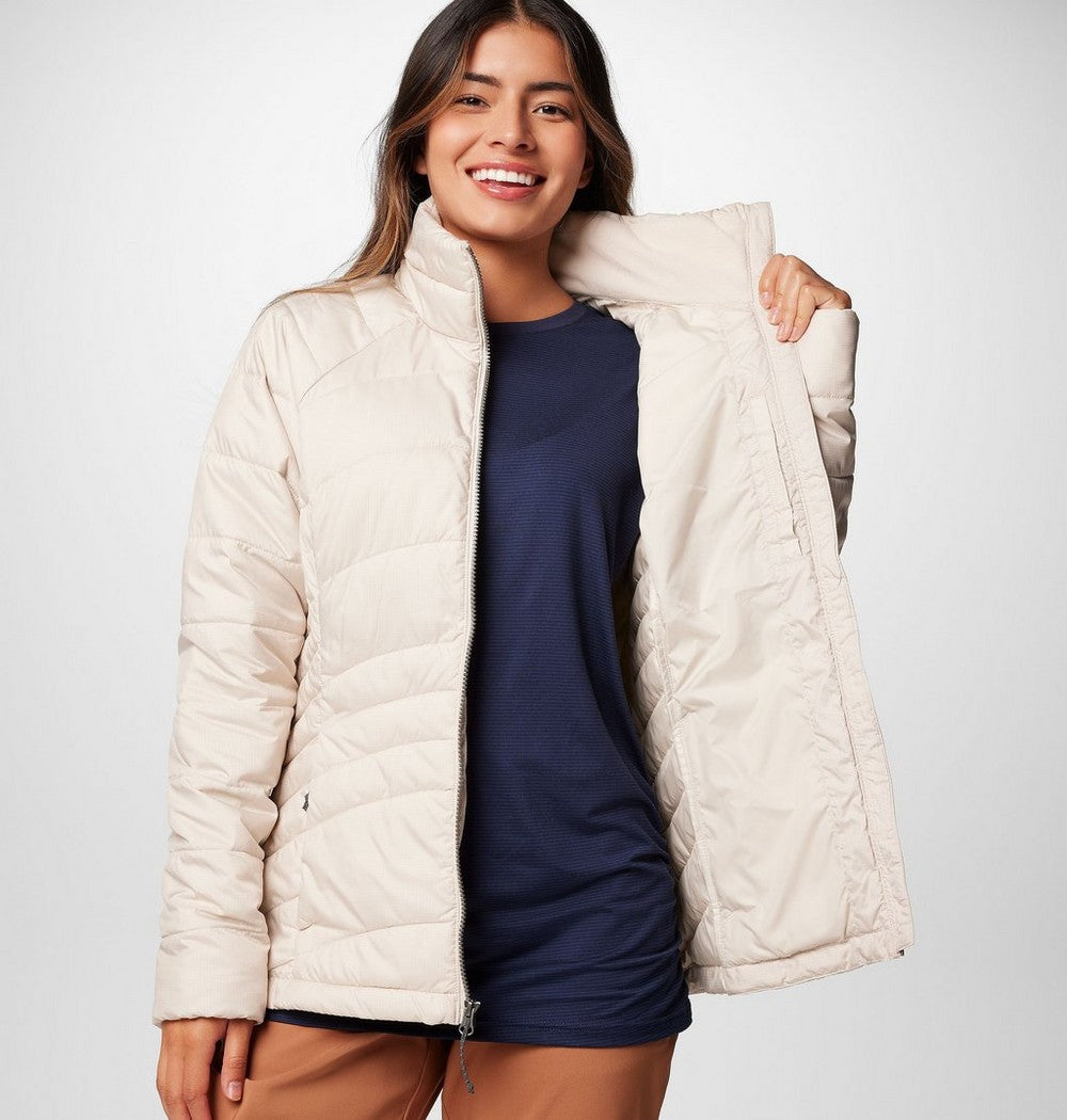 Women's Water-Resistant Insulated Jacket - Brown
