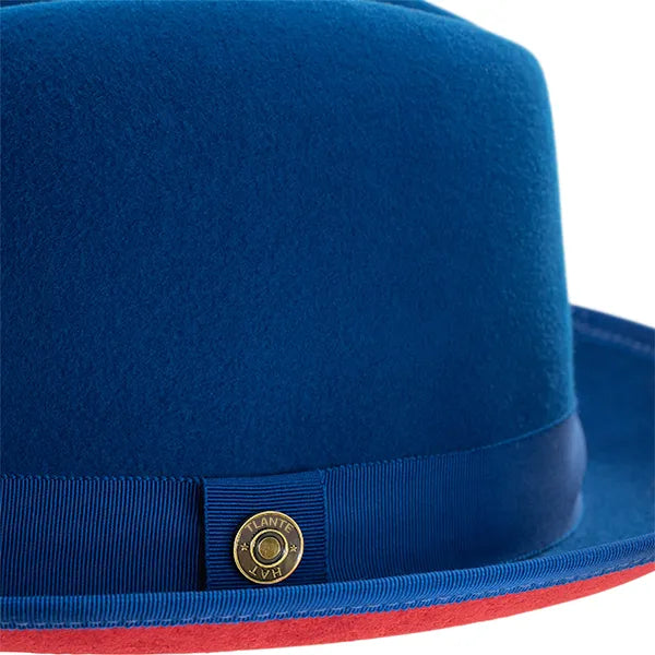 Classic Center-Creased Fedora-King (True Blue)