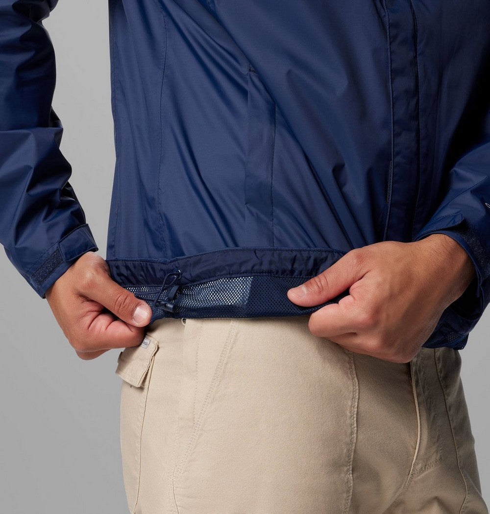 Men's Tall Waterproof Rain Jacket - Blue