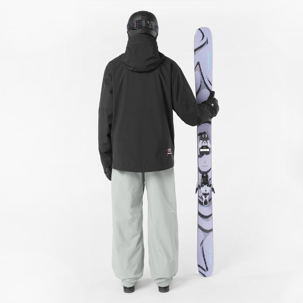Men's Waterproof Snow Shell Pants - Black