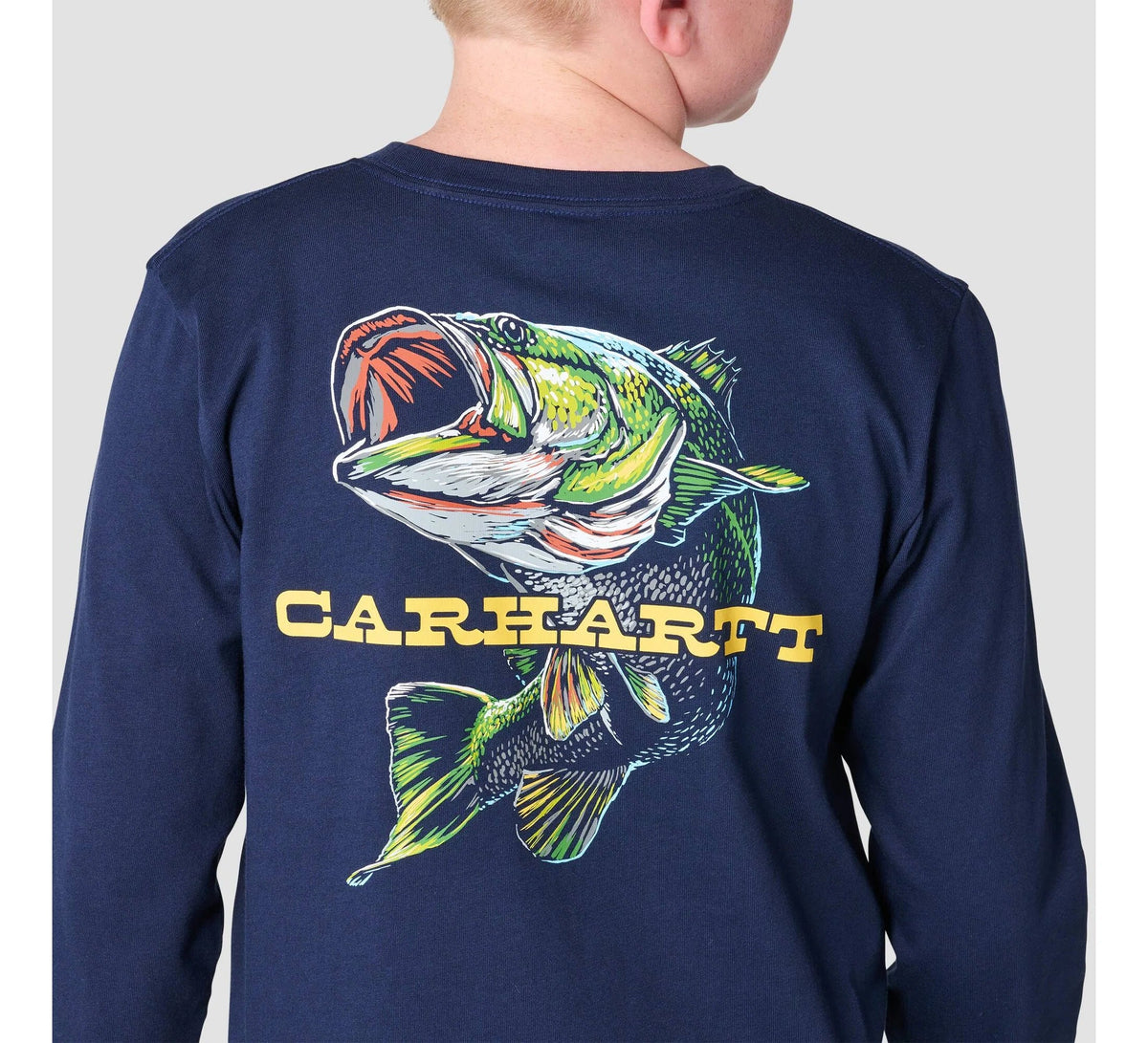 Boys' Fish Graphic T-Shirt - Navy