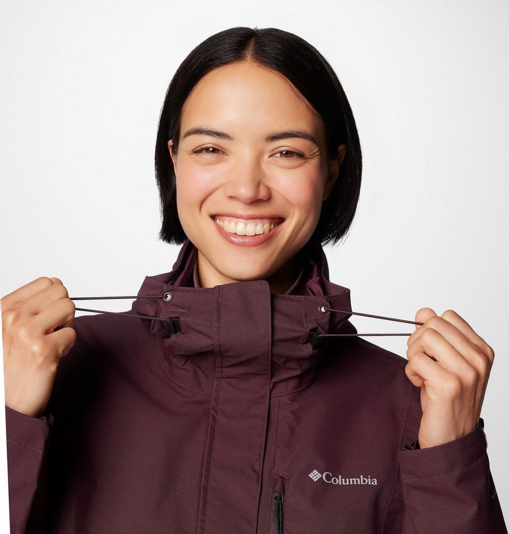 Women's Waterproof Rain Jacket - Coral