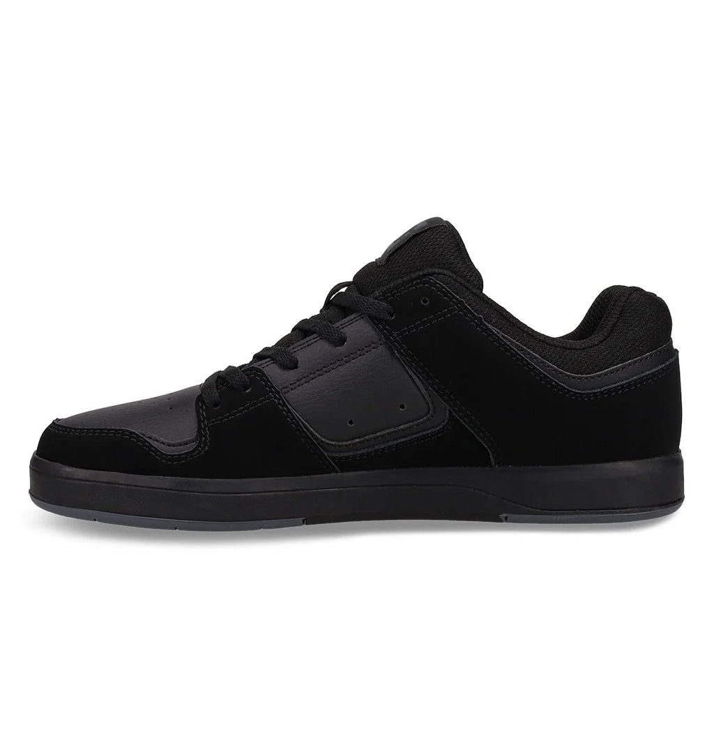 Men's Leather Cupsole Sneakers - Black