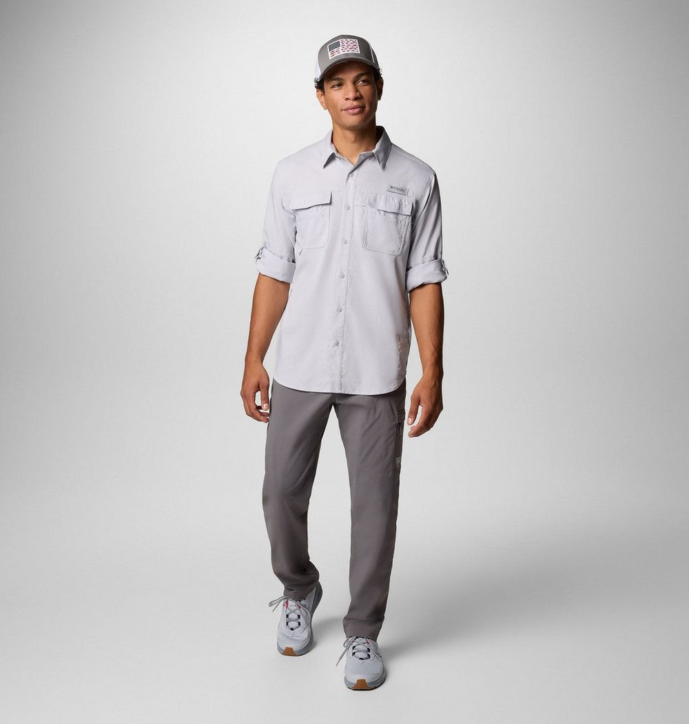 Men's Long Sleeve Fishing Shirt - White