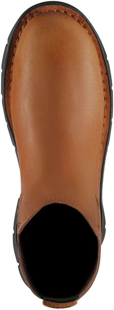 Women's Waterproof Leather Chelsea Boot - Brown