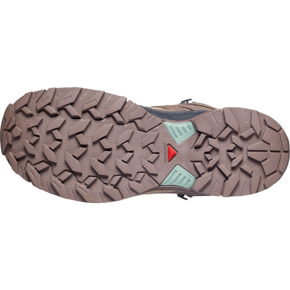 Women's Waterproof Leather Mid Hiking Boots - Tan