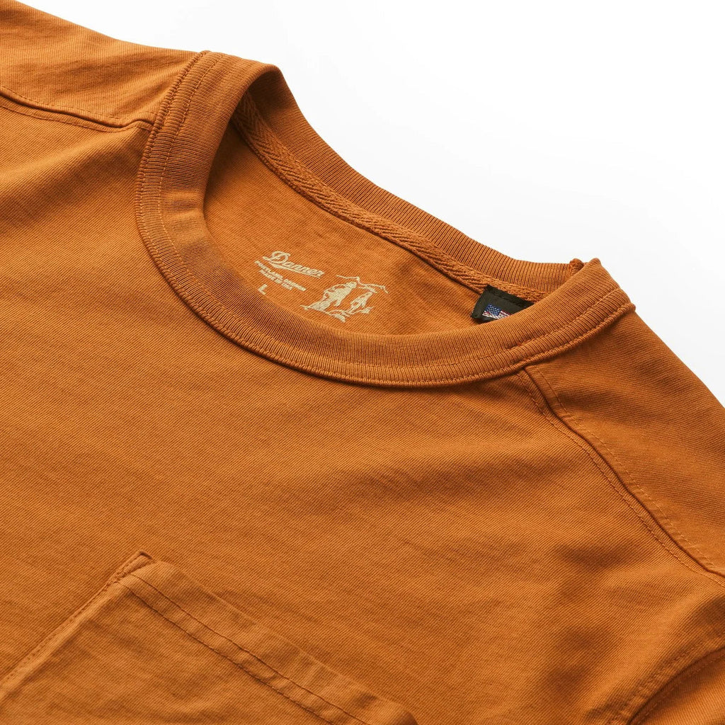 Heavyweight Slub Cotton Pocket T-Shirt - Ginger
