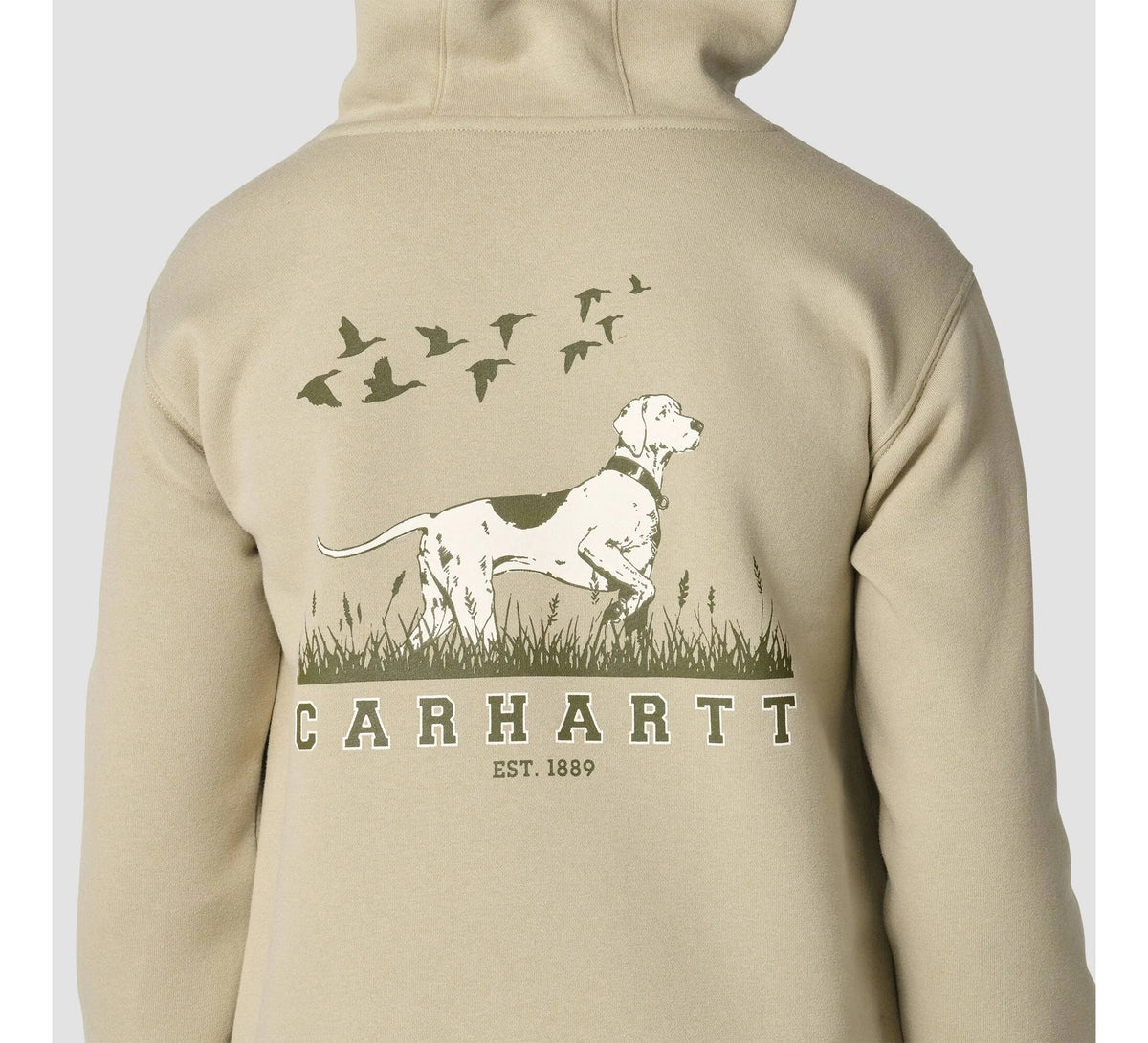 Boys' Dog Graphic Pullover Hoodie - Sandstone
