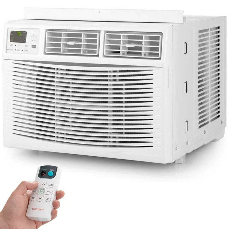 10000 BTU Quiet Window Air Conditioner With Remote, Eco Mode And Dehumidifier