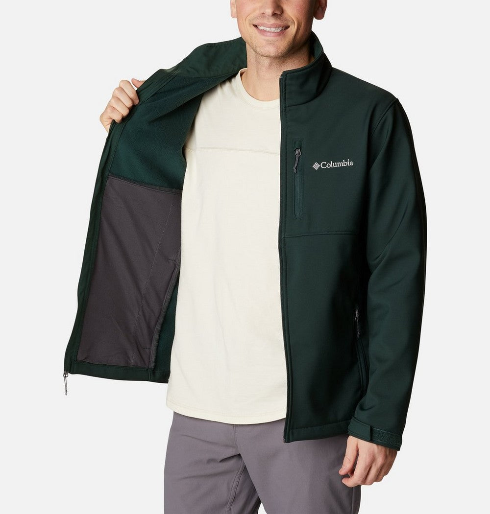 Men's Water-Resistant Softshell Jacket - Spice