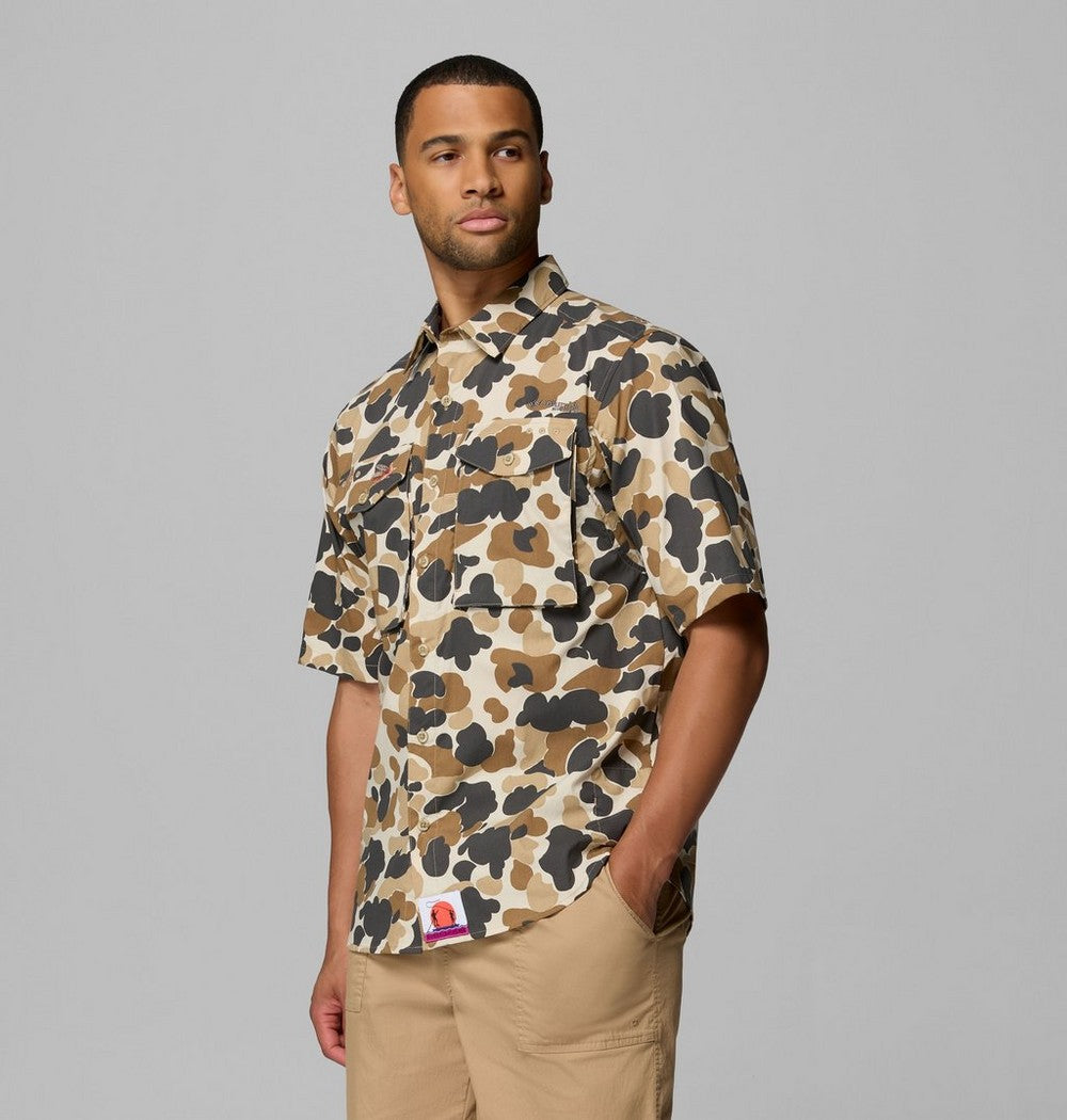 Men's Printed Short Sleeve Fishing Shirt