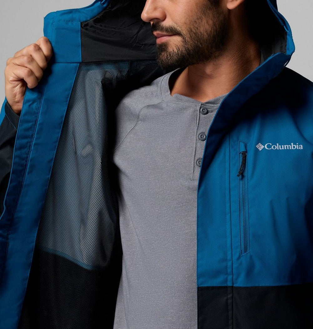 Men's Waterproof Rain Jacket - Blue