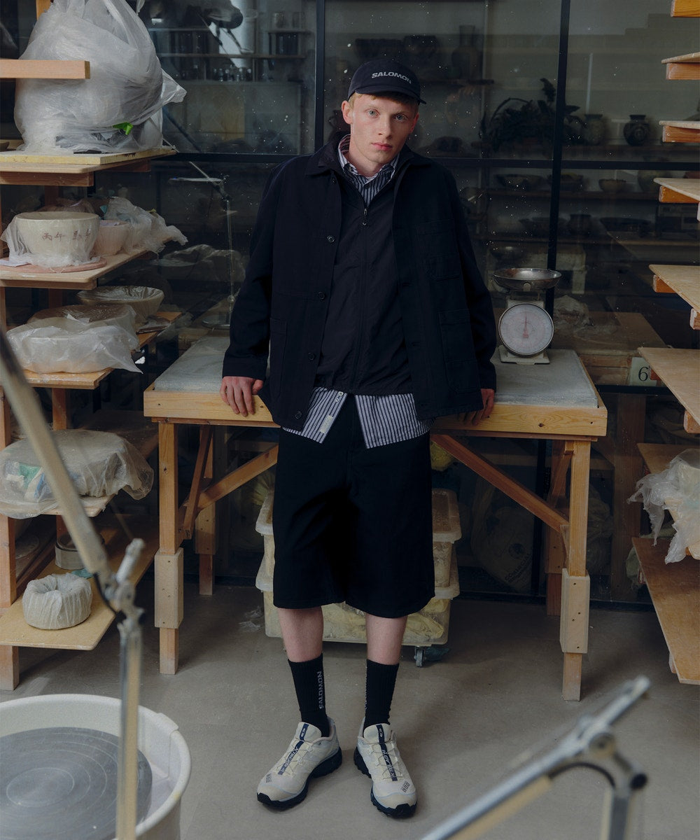 Cushioned Retro Sneakers - Black
