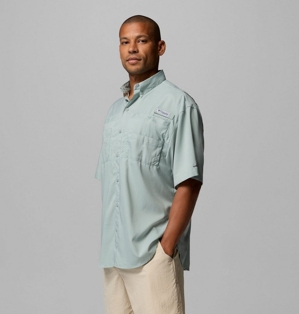 Men's Short-Sleeve Fishing Shirt - Blue
