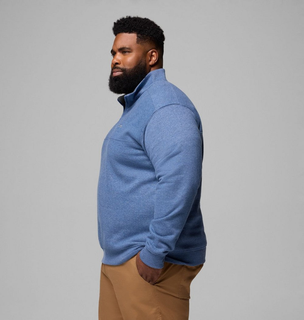 Men's Big Half-Zip Fleece Pullover - Blue