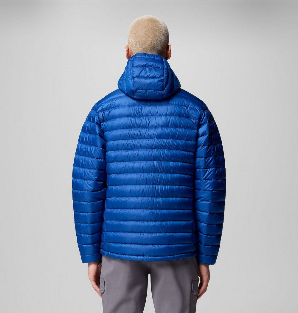 Men's Packable Down Hooded Jacket - Blue