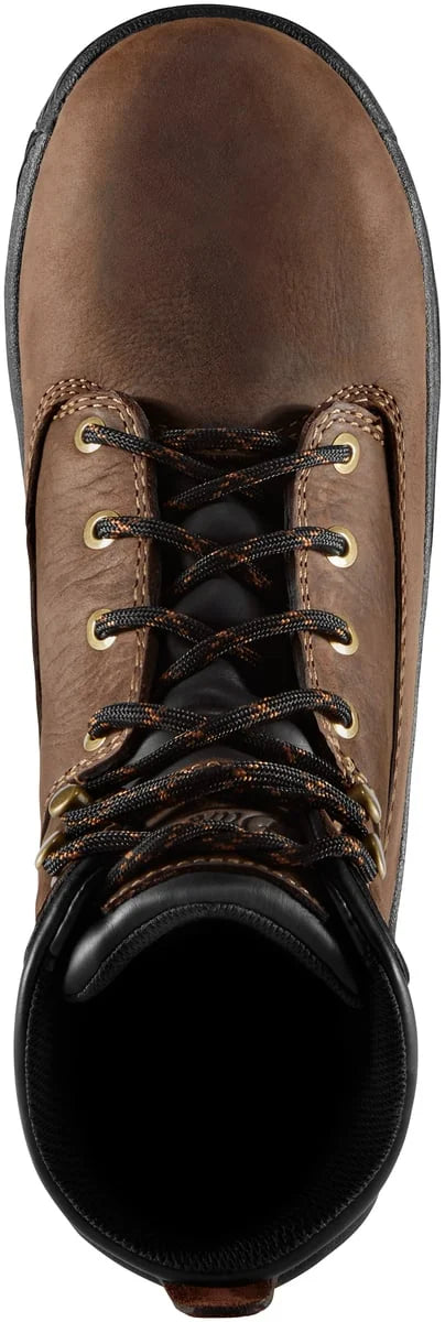 Women's Aluminum Toe Waterproof Work Boot - Brown