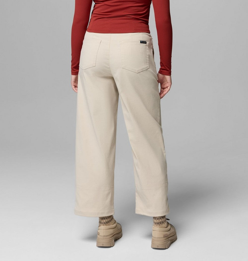 Women's Stretch Wide-Leg Pants - Green