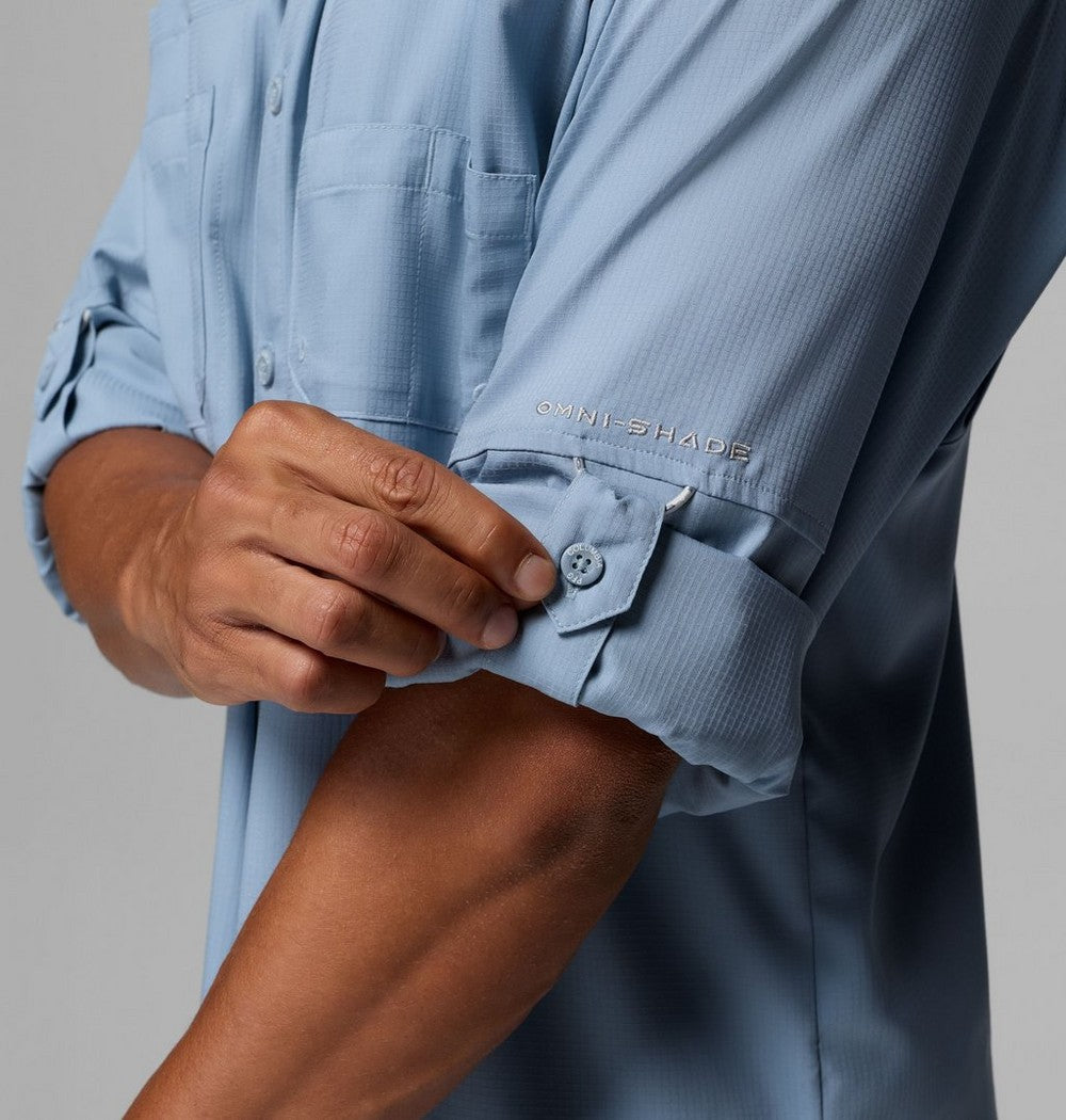 Men's Long-Sleeve Fishing Shirt - Teal