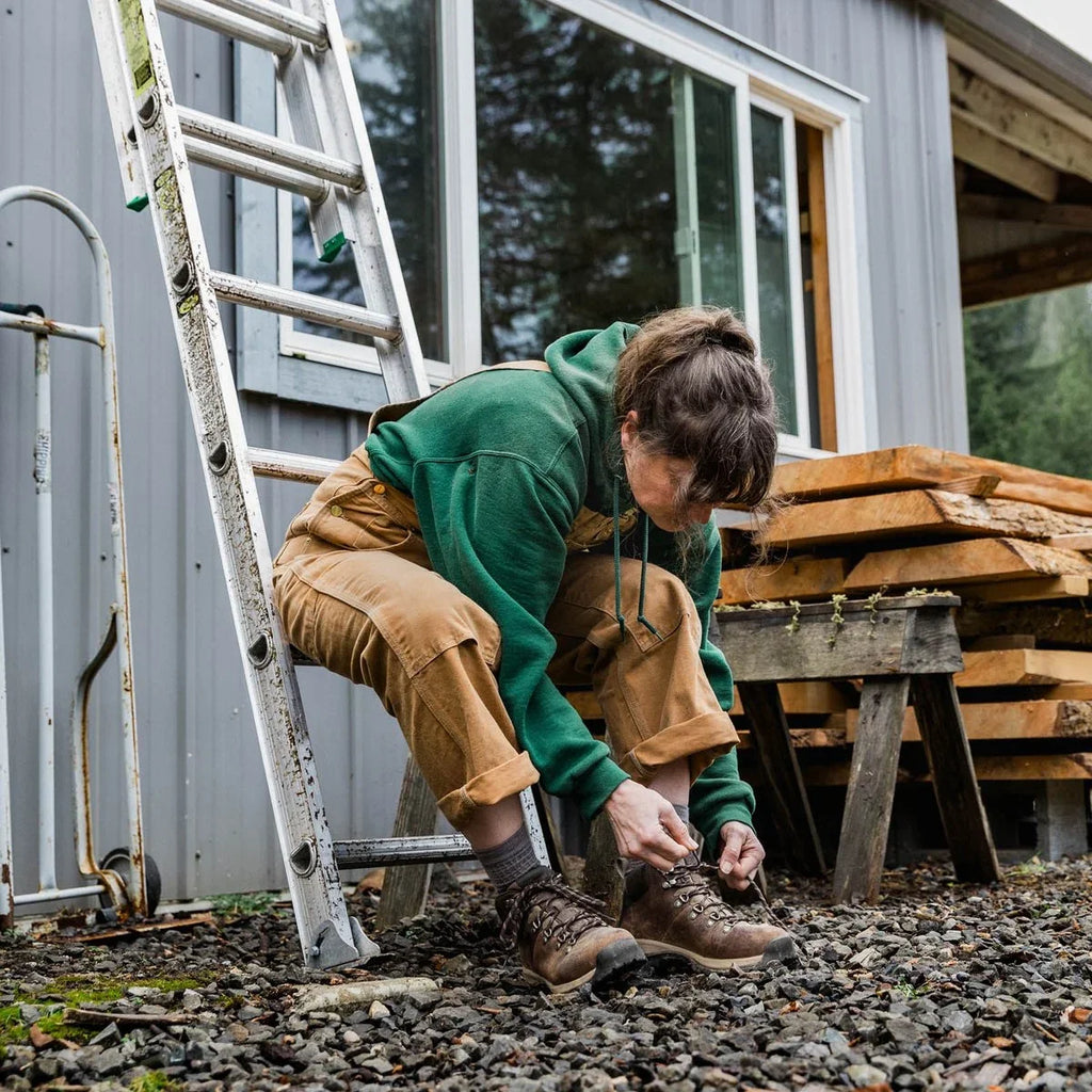 Women's Waterproof Work Boot - Brown