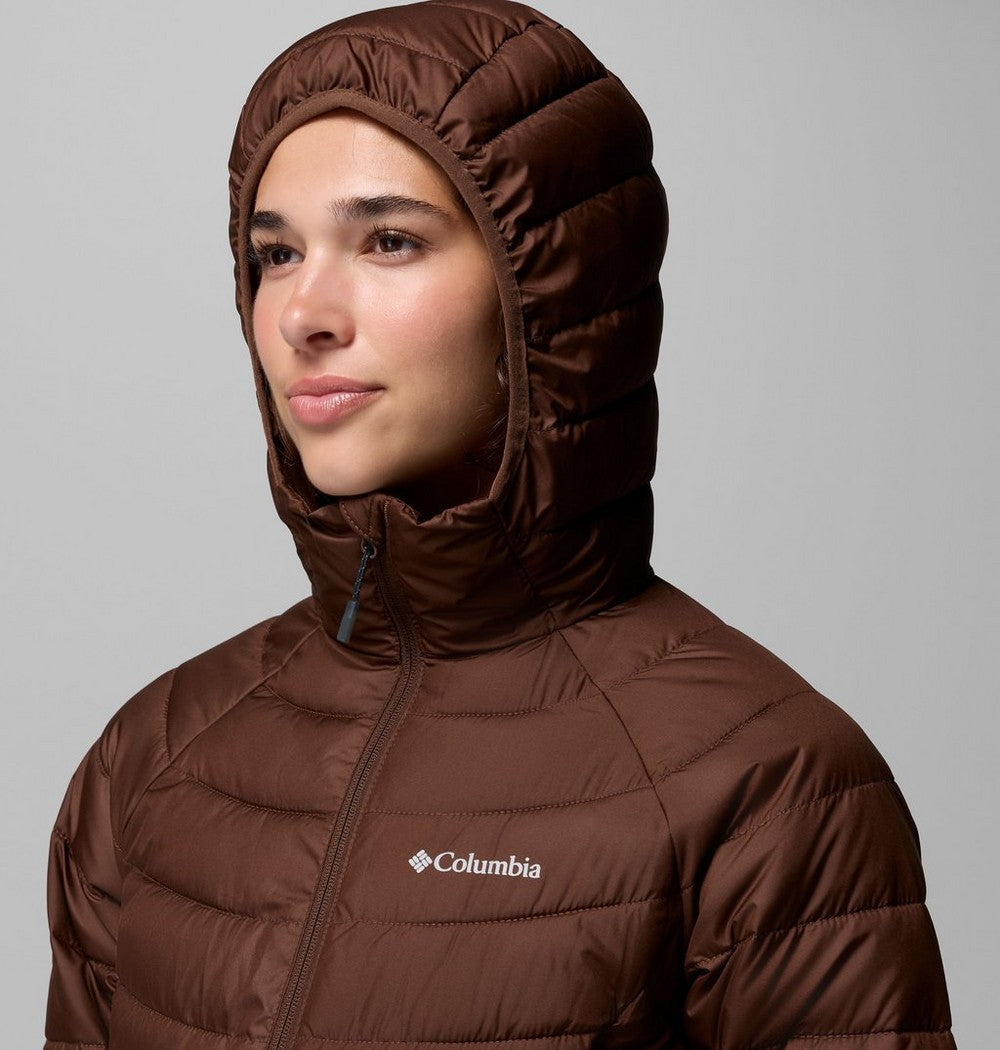 Women's Hooded Puffer Jacket - Navy