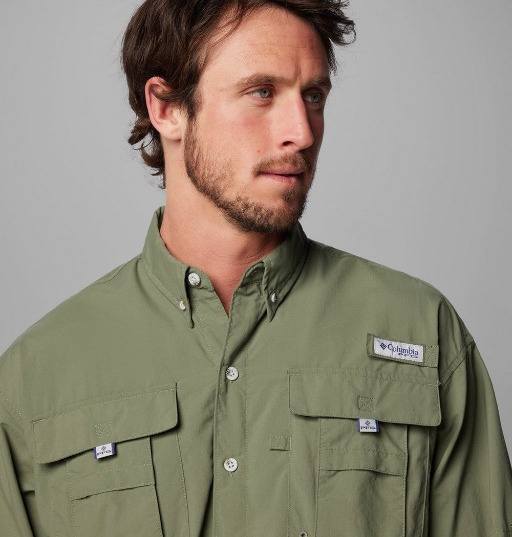Men's Vented Long-Sleeve Fishing Shirt - Blue
