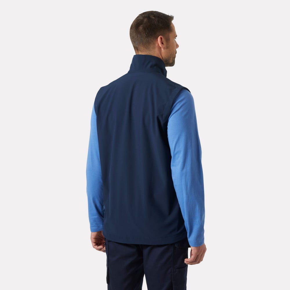 Men's Water-Resistant Softshell Work Vest