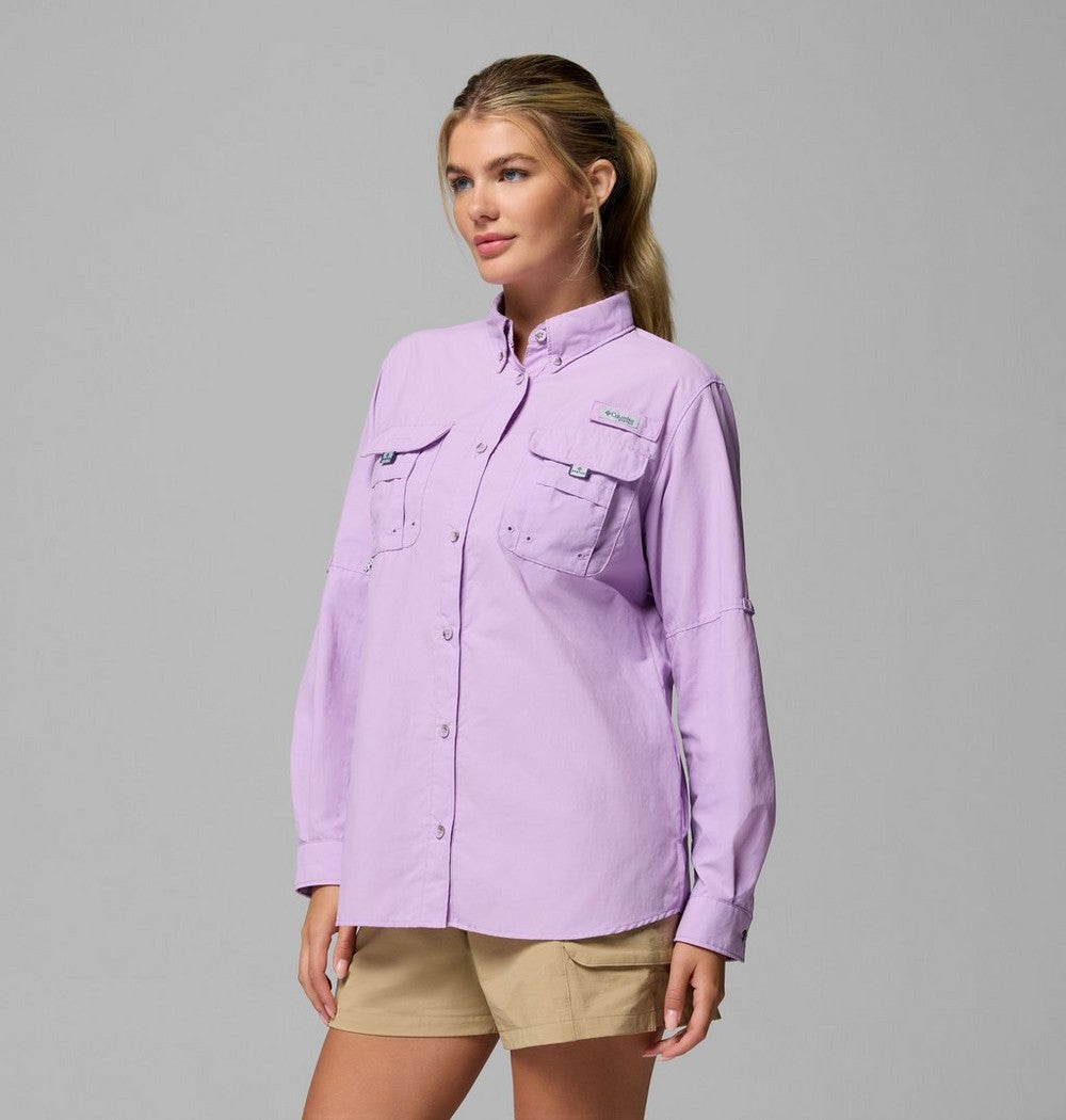 Women's Long Sleeve Fishing Shirt - Pink
