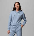 Women's Snap Front Hoodie - Blue