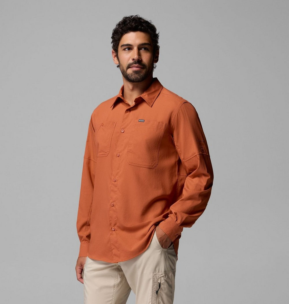 Men's UPF 100 Utility Long Sleeve Shirt - Gray