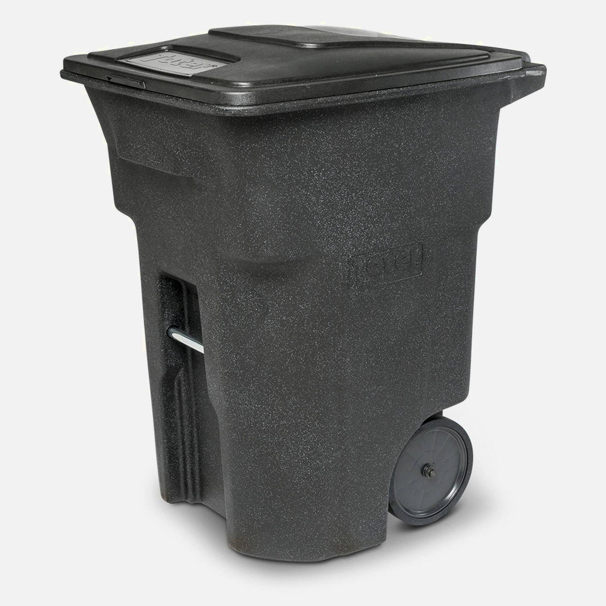 96 Gal. Trash Can With Quiet Wheels And Lid - ANA96-00BKS