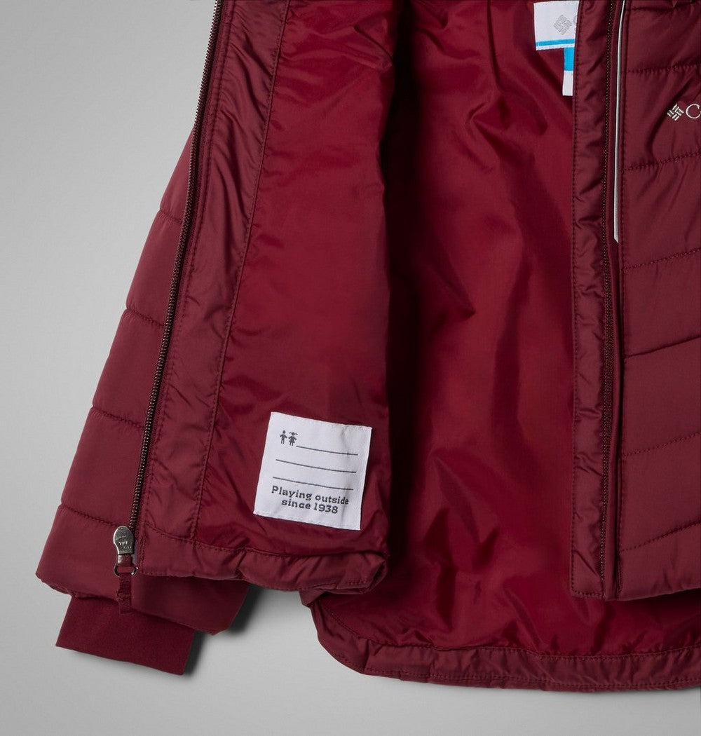 Toddler Girls' Hooded Winter Jacket - Burgundy