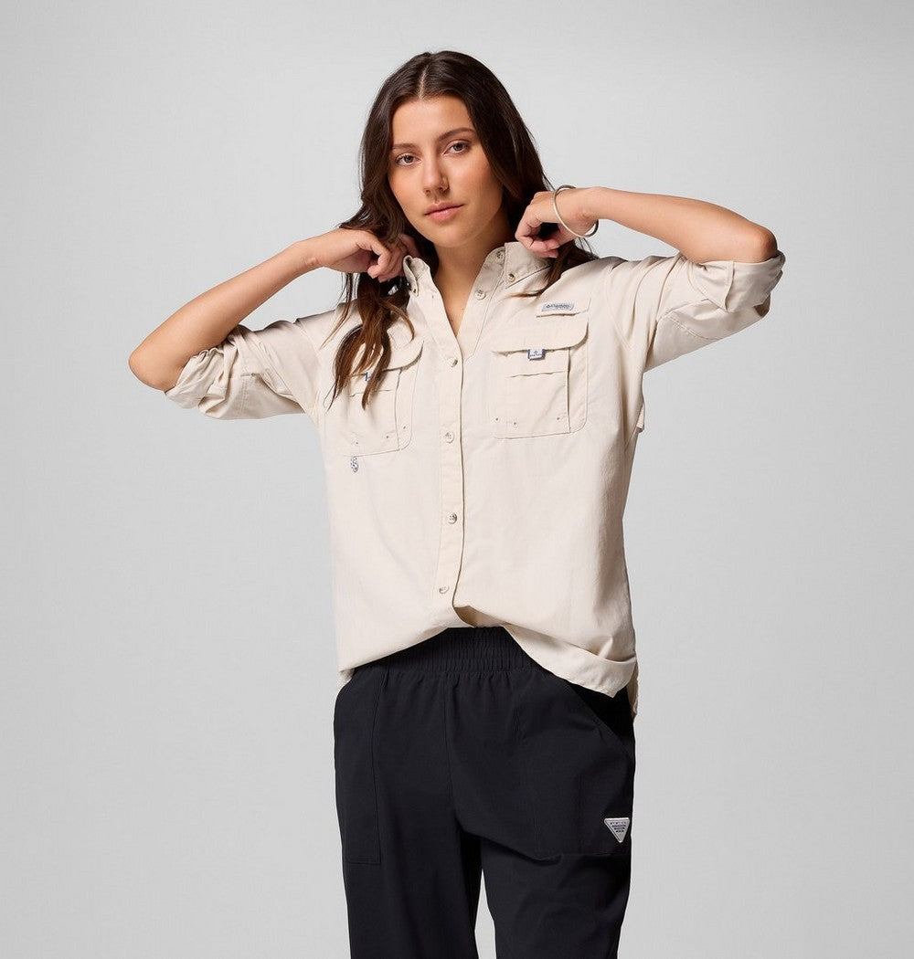 Women's Long Sleeve Fishing Shirt - Pink