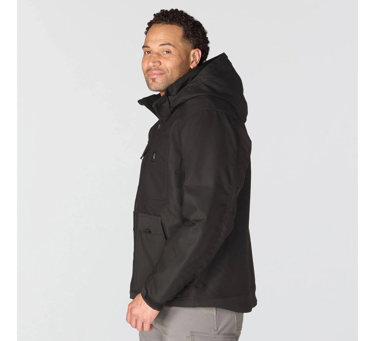 Men's Insulated Stretch Work Jacket - Olive