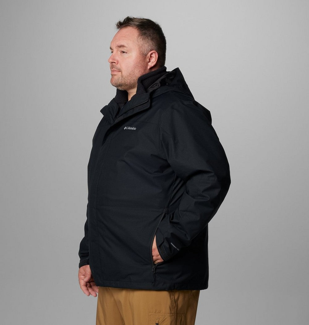 Men's Big 3-In-1 Waterproof Jacket - Green