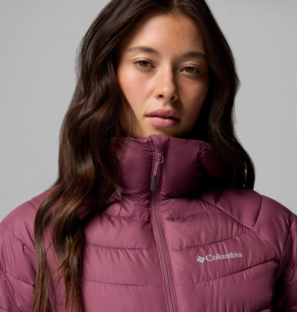 Women's Hooded Puffer Jacket - Navy