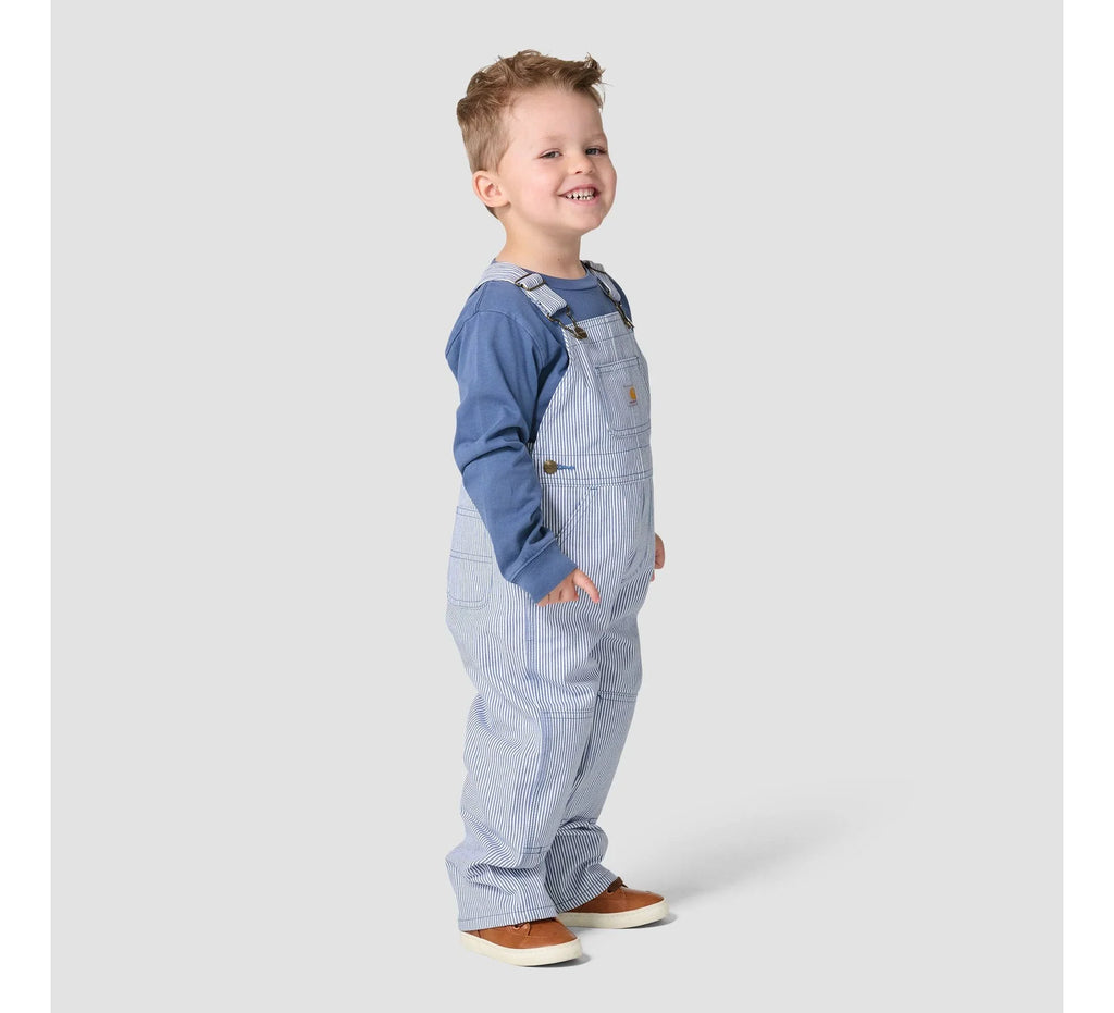Toddler Stripe Cotton Twill Bib Overalls