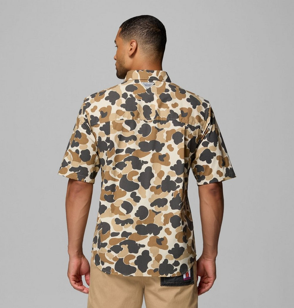 Men's Printed Short Sleeve Fishing Shirt