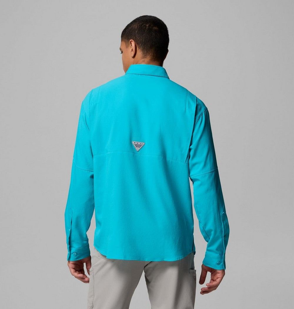 Men's Long-Sleeve Fishing Shirt - Teal