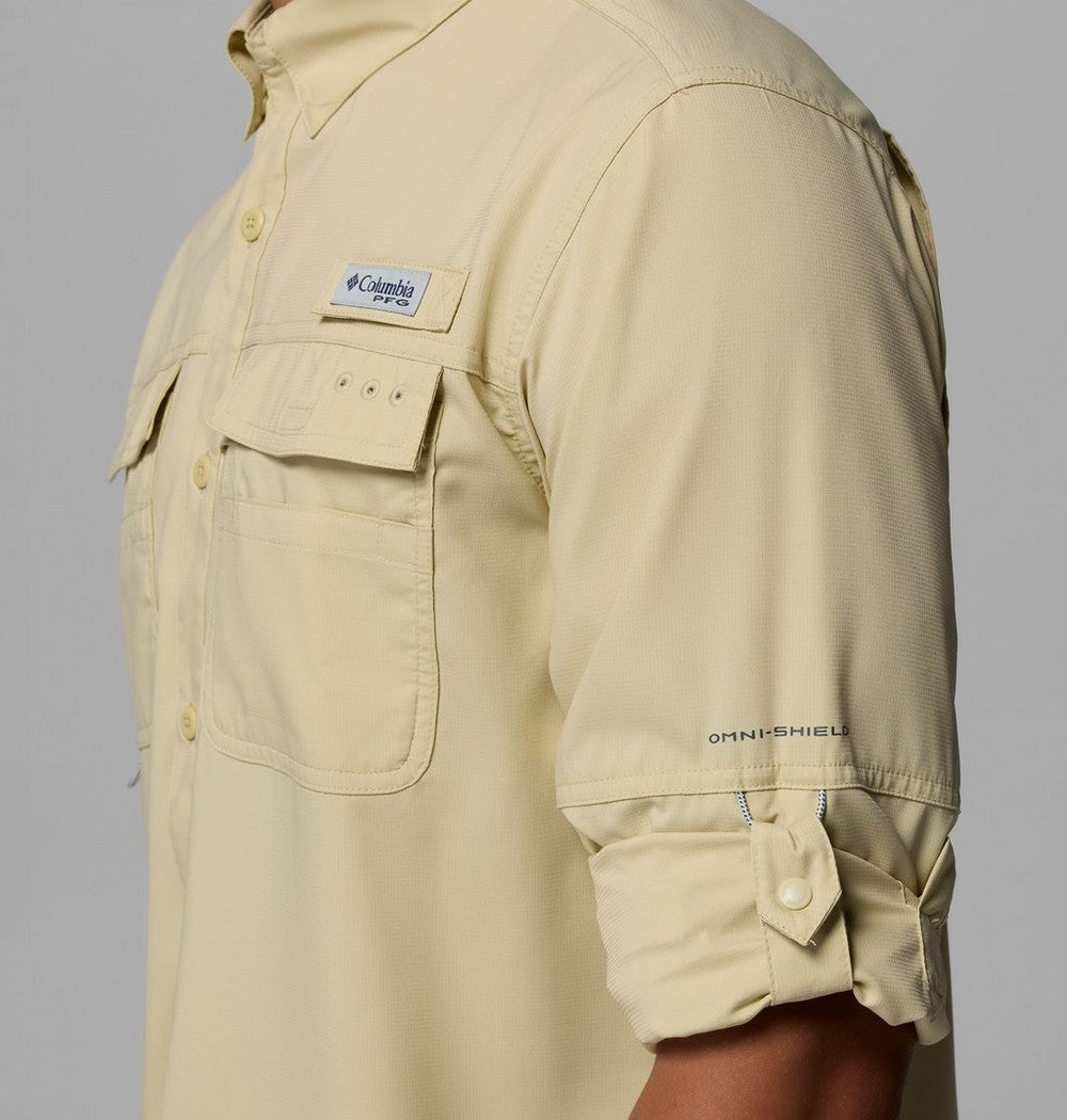 Men's Long Sleeve Fishing Shirt - White