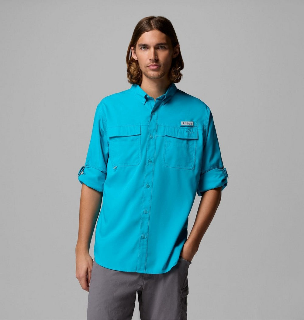 Men's Long Sleeve Fishing Shirt - White