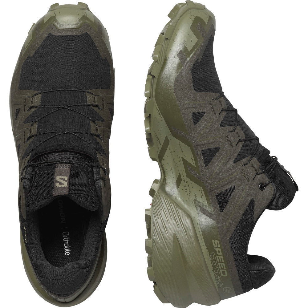 Men's Waterproof Trail Running Shoes - Black